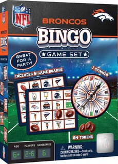 Foto 1 | Juego De Bingo Masterpieces Nfl Denver Broncos Para Niños Mayores De 3 Años - Venta Internacional.