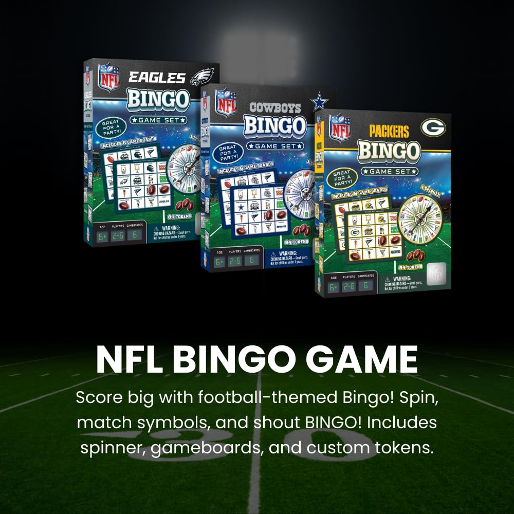 Foto 2 | Juego De Bingo Masterpieces Nfl Denver Broncos Para Niños Mayores De 3 Años - Venta Internacional.