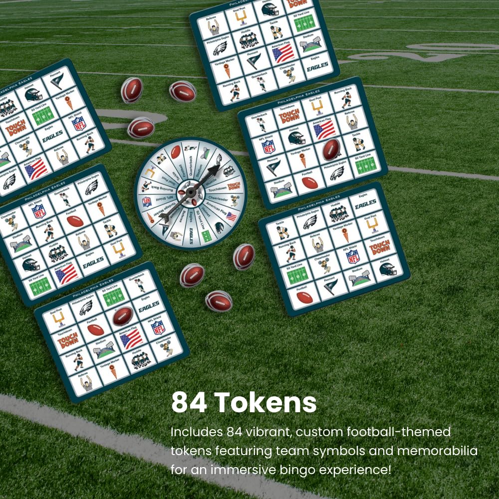 Foto 3 | Juego De Bingo Masterpieces Nfl Denver Broncos Para Niños Mayores De 3 Años - Venta Internacional.