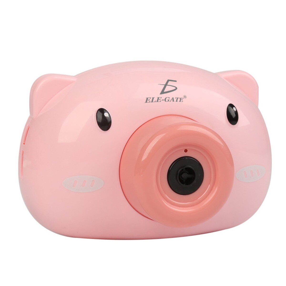Máquina De Burbujas Automática Cámara Forma De Puerquito Color Rosa $299