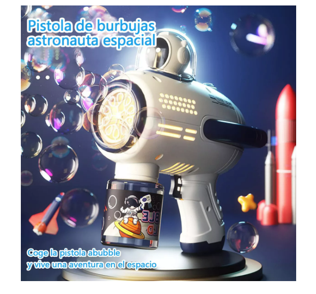 Foto 4 pulgar | Burbujeros Astronauta Machine con Luz