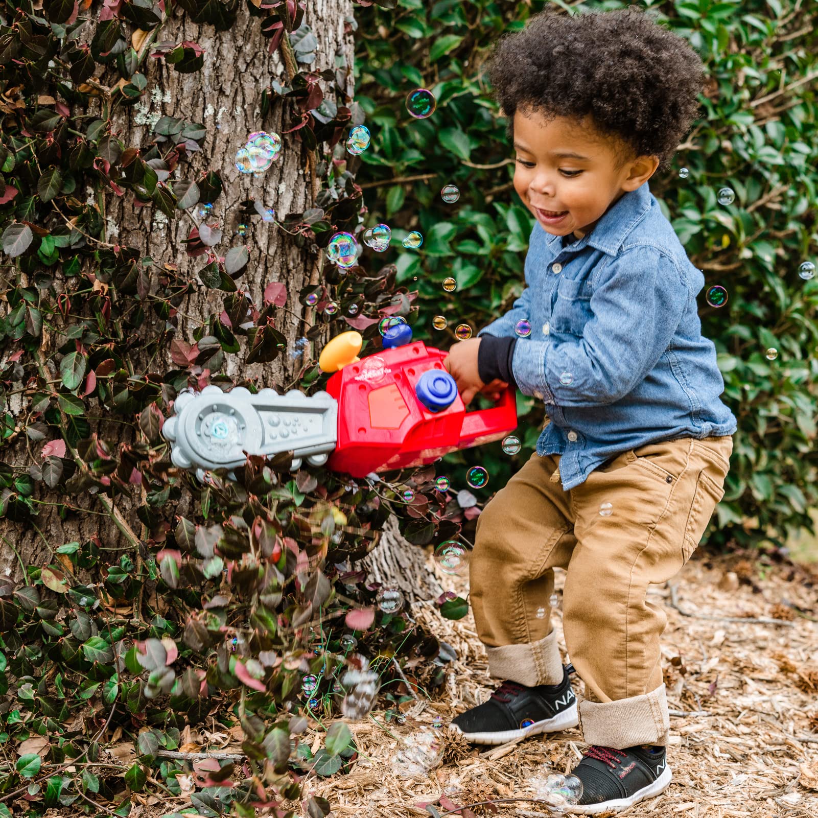 Foto 4 pulgar | Bubble Chainsaw Sunny Days Entertainment Para Niños, Color Rojo - Venta Internacional.