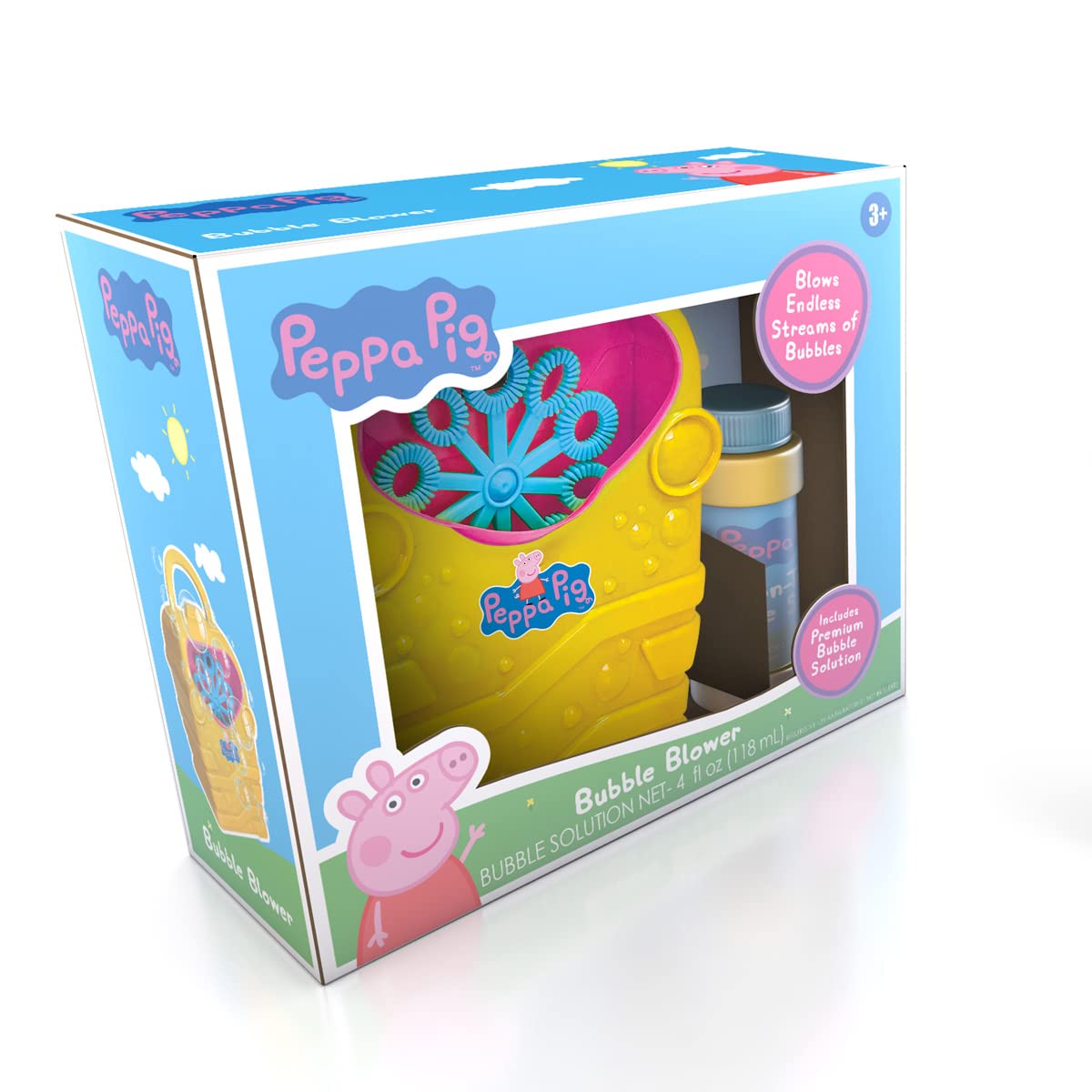 Foto 2 pulgar | Máquina Sopladora De Burbujas Peppa Pig Para Niños Y Niños Pequeños - Venta Internacional.