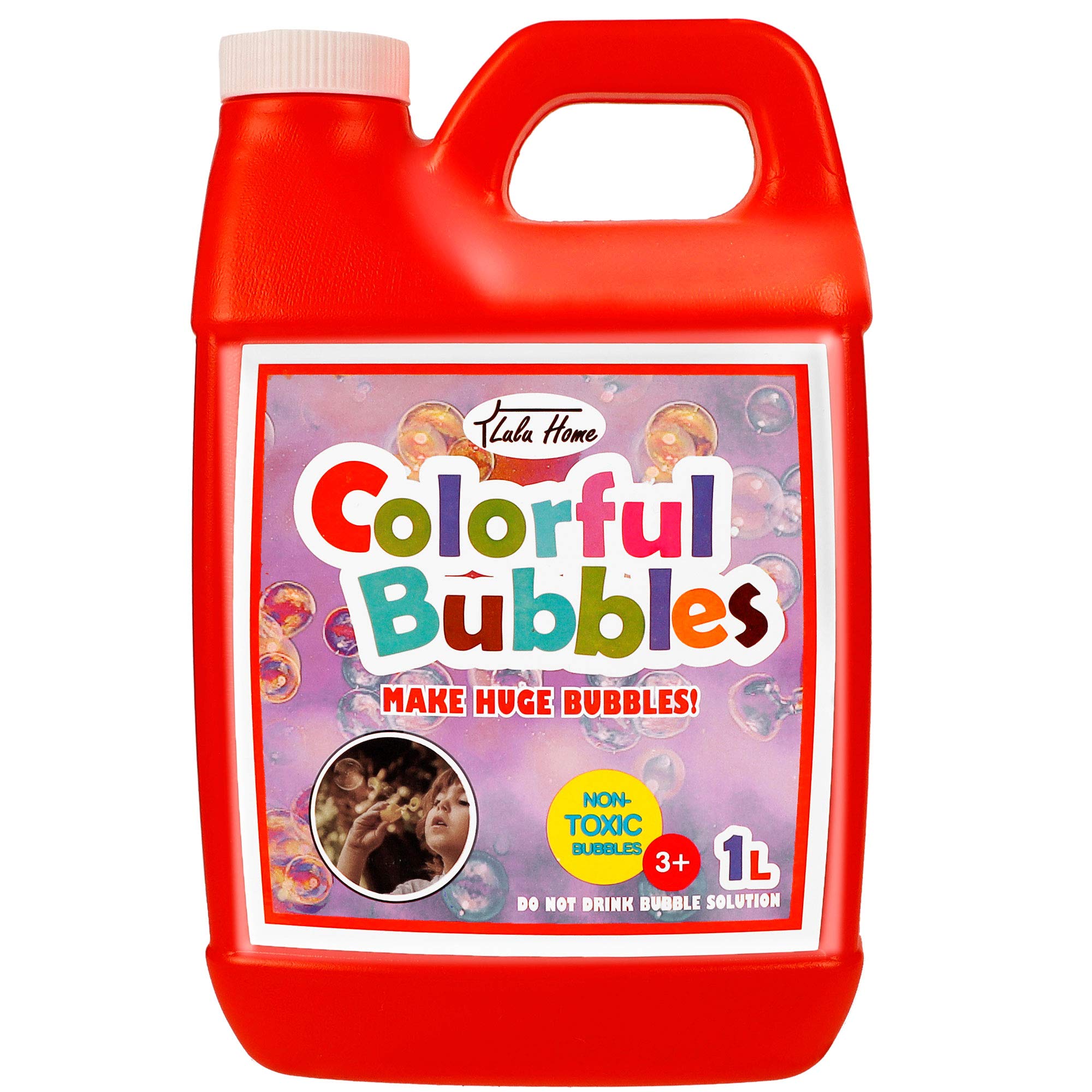 Recarga Concentrada Lulu Home De Bubble Solution, 1 Litro, Para Fiestas Infantiles - Venta Internacional.