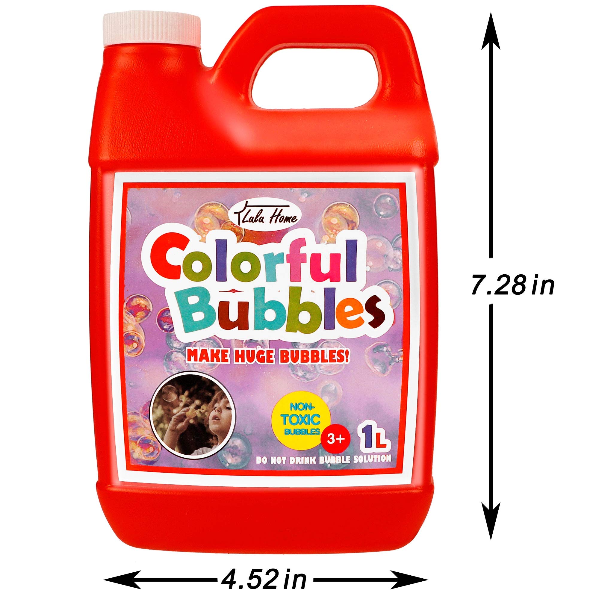 Foto 3 pulgar | Recarga Concentrada Lulu Home De Bubble Solution, 1 Litro, Para Fiestas Infantiles - Venta Internacional.