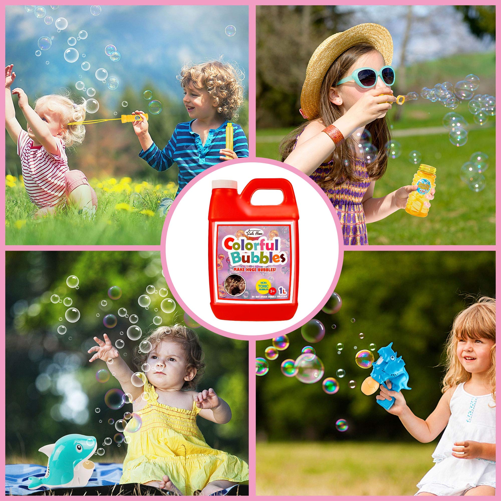 Foto 5 pulgar | Recarga Concentrada Lulu Home De Bubble Solution, 1 Litro, Para Fiestas Infantiles - Venta Internacional.