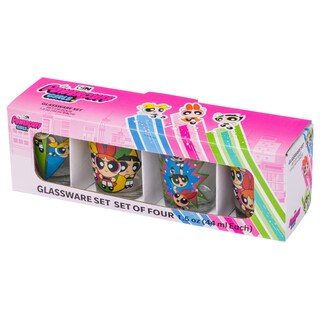 Foto 6 | Set De Minivasos Silver Buffalo The Powerpuff Girls, 45 Ml X4 - Venta Internacional.