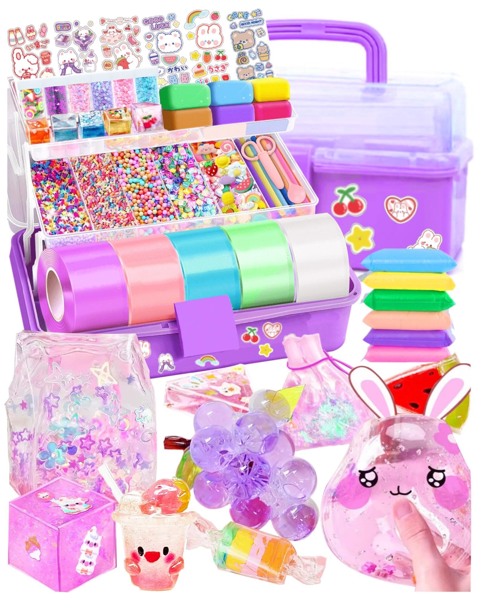 Kit Nano Tape Bubble Ziza Nano Tape Squishy Maker Para Niñas De 6 A 8 Años - Venta Internacional.