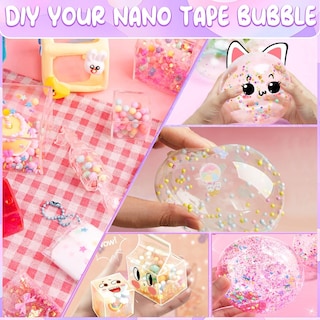 Foto 4 | Kit Nano Tape Bubble Ziza Nano Tape Squishy Maker Para Niñas De 6 A 8 Años - Venta Internacional.