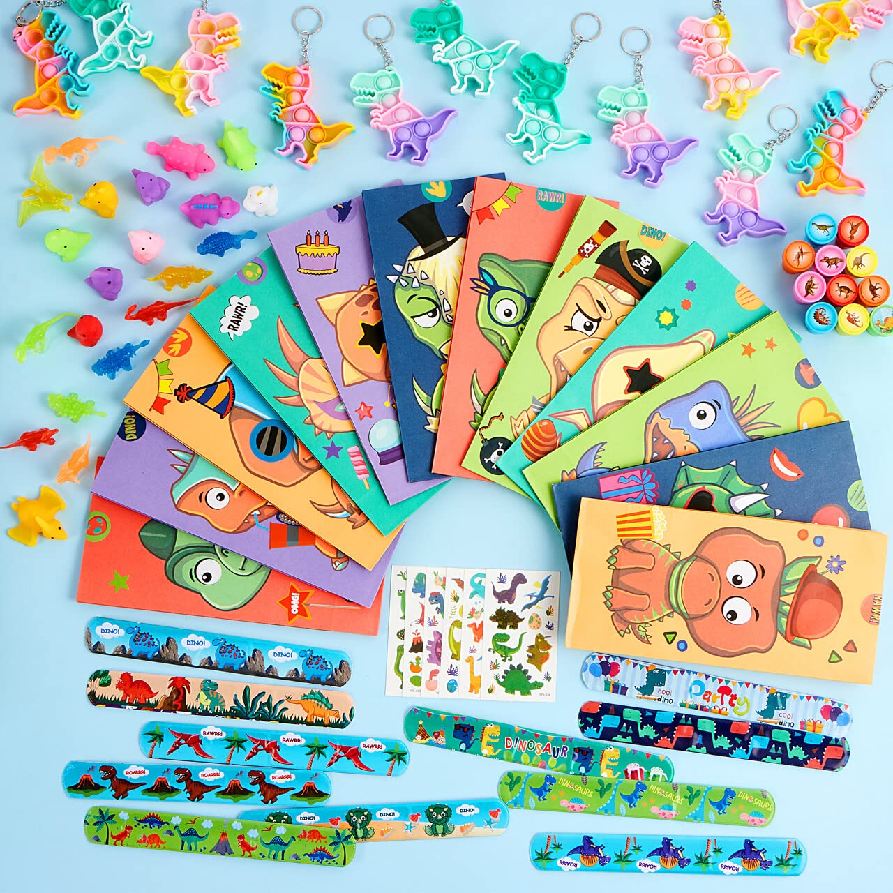 Foto 7 pulgar | Dinosaurio Joyin De Party Favors Para 12 Niños Con Bolsas De Regalos, 96 Unidades - Venta Internacional.