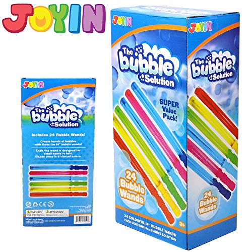 Foto 8 pulgar | Bubble Wands Joyin, Paquete De 24 Unidades, 37 Cm, Con Forma De Burbuja Grande Para Niños - Venta Internacional.