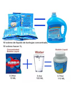 Foto 4 | Máquina De Burbujas Con 23 Agujeros + Gratis Termo Güish De Regalo