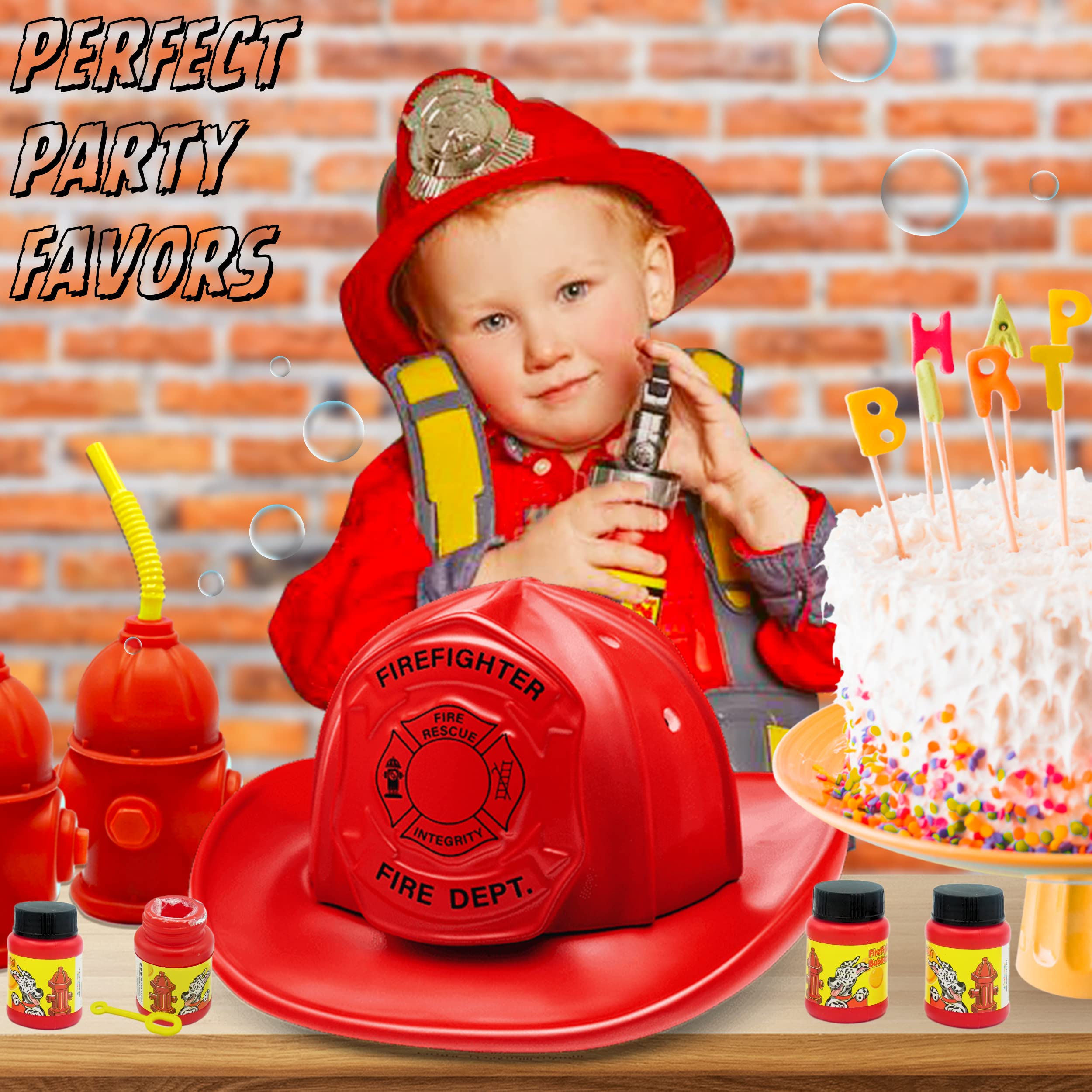 Foto 2 | Botellas Mini Bubbles, Paquete De 24 Unidades, Regalos Para Fiestas De Bomberos - Venta Internacional.