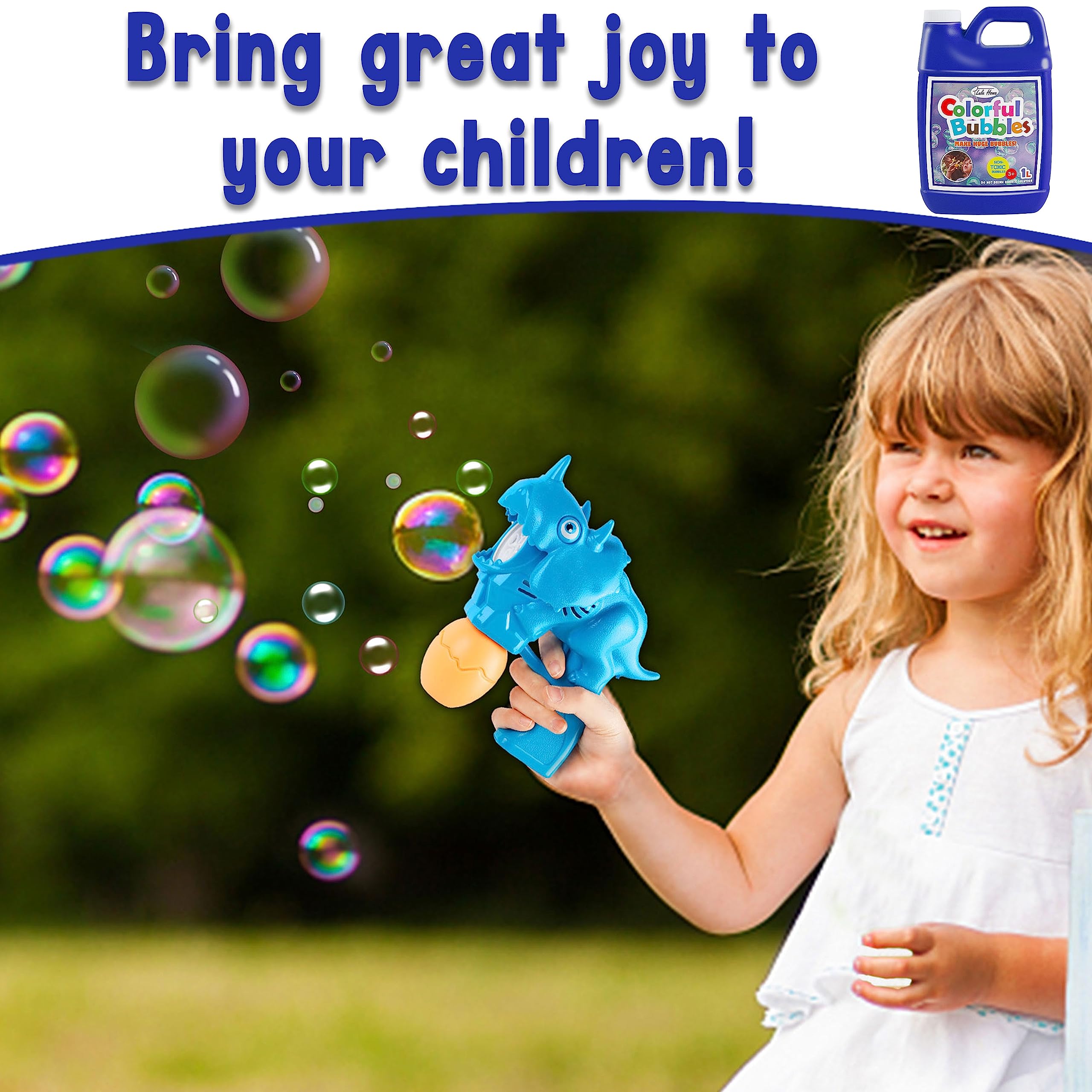 Foto 5 pulgar | Juguetes Para Niños Bubble Solution Lulu Home, 2 Paquetes De 1 Litro Con Relleno De Burbujas - Venta Internacional.