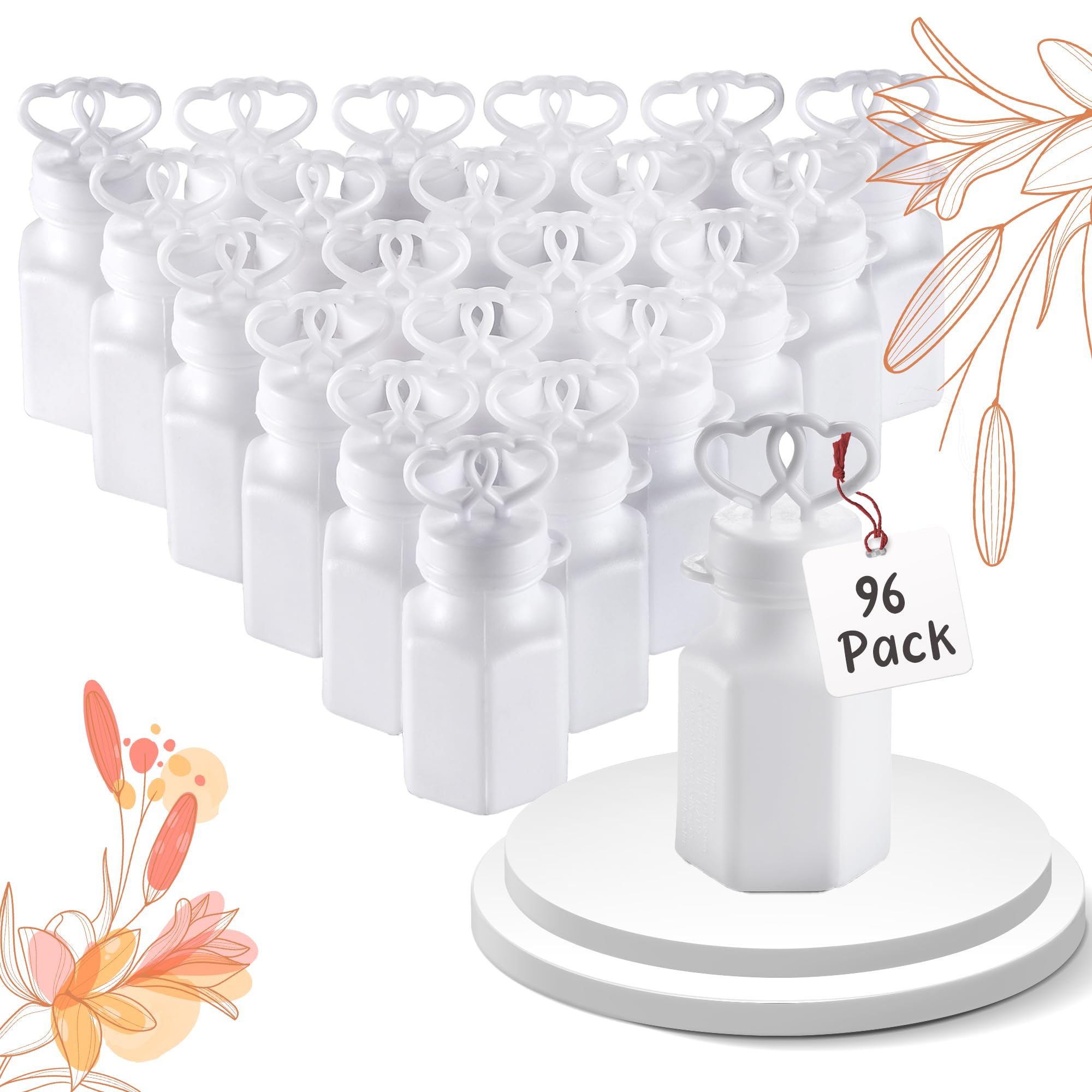Bidding Bubbles Bedwina Mini Con Forma De Corazón Doble, 96 Botellas Con Varita - Venta Internacional. $998