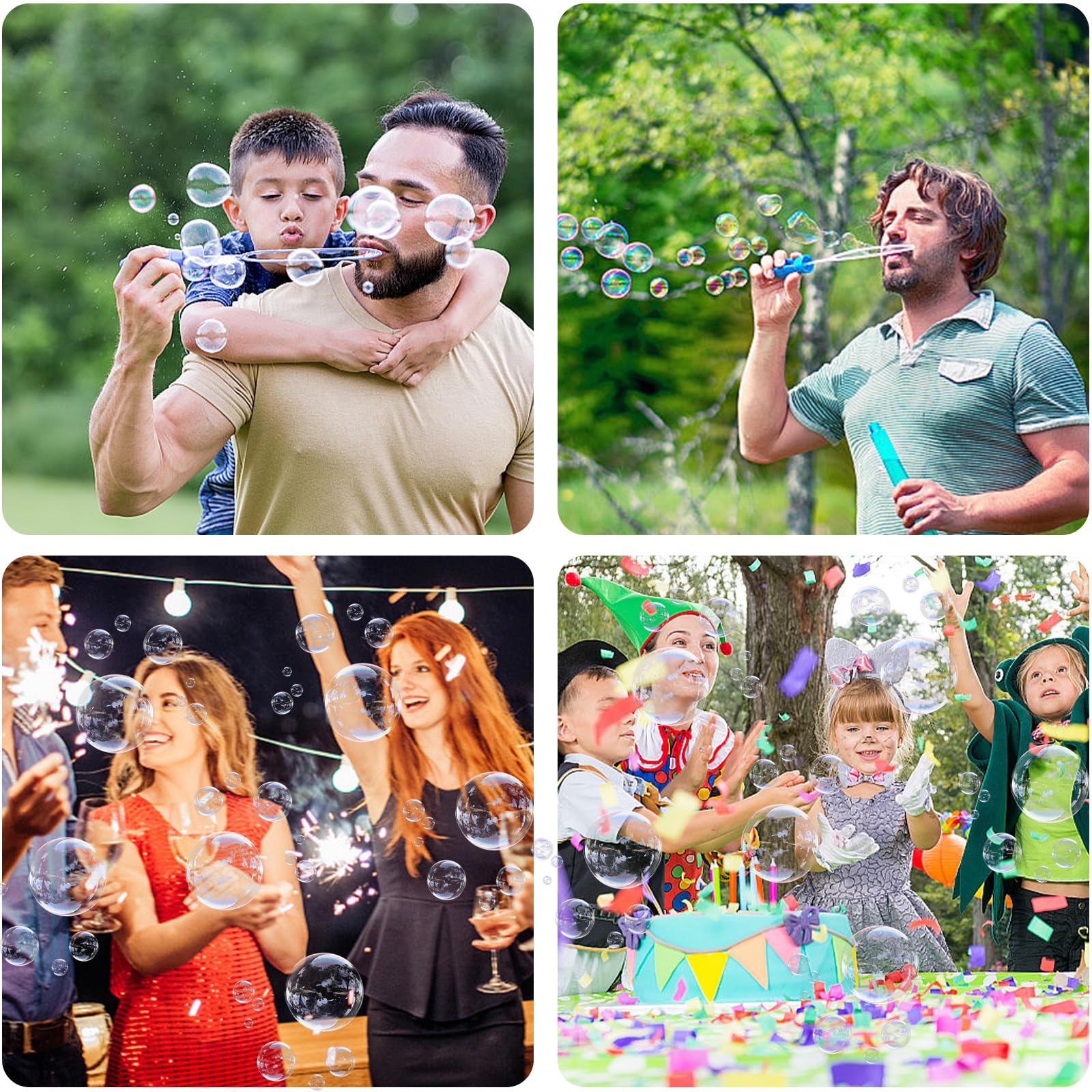 Foto 7 pulgar | Bubble Wands Mortime, Paquete De 24 Unidades Para Niños, 8 Colores, Solución De 120 Ml - Venta Internacional.