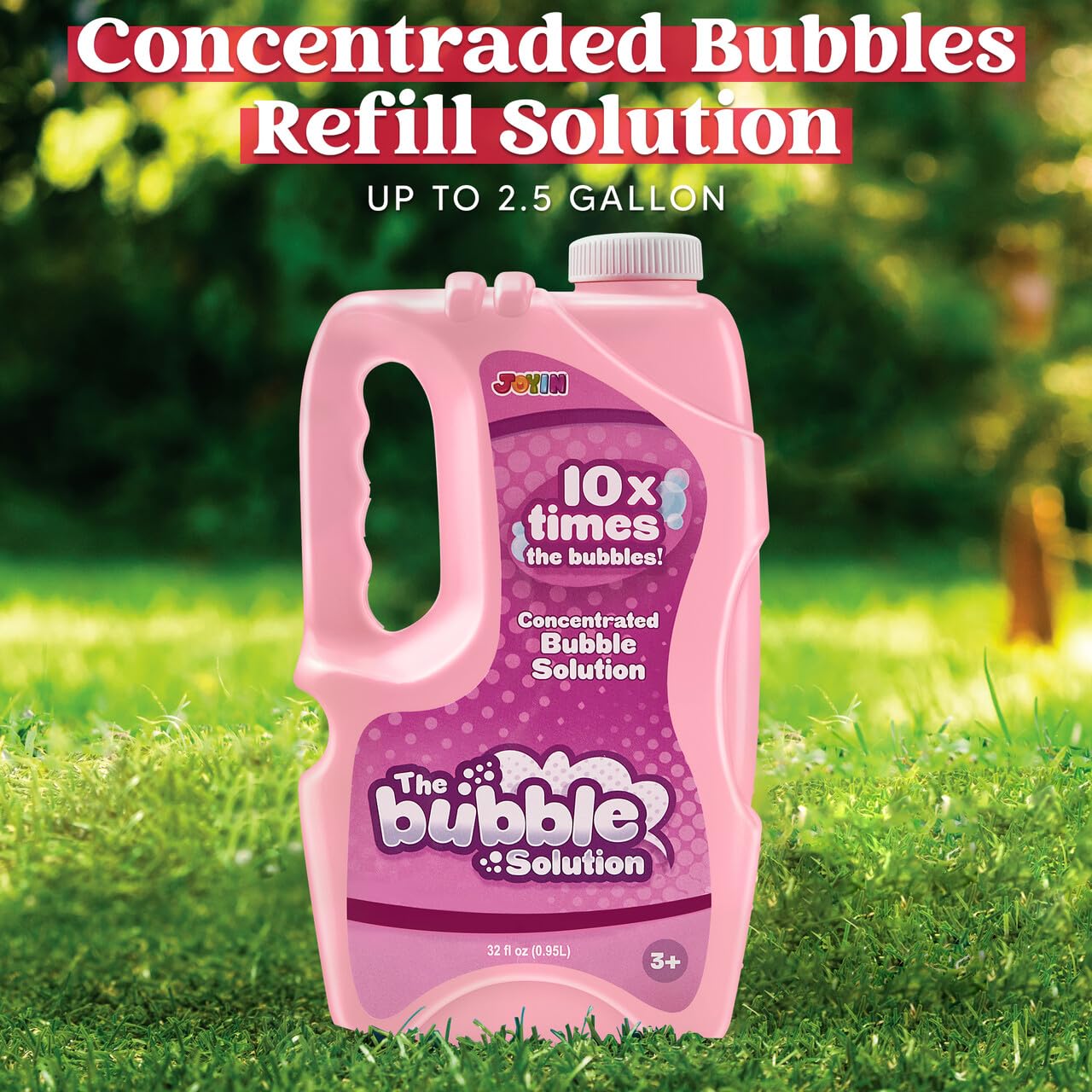 Foto 3 pulgar | Recarga De Solución De Burbujas Joyin 946 Ml (hasta 9,5 L), Color Rosa - Venta Internacional.