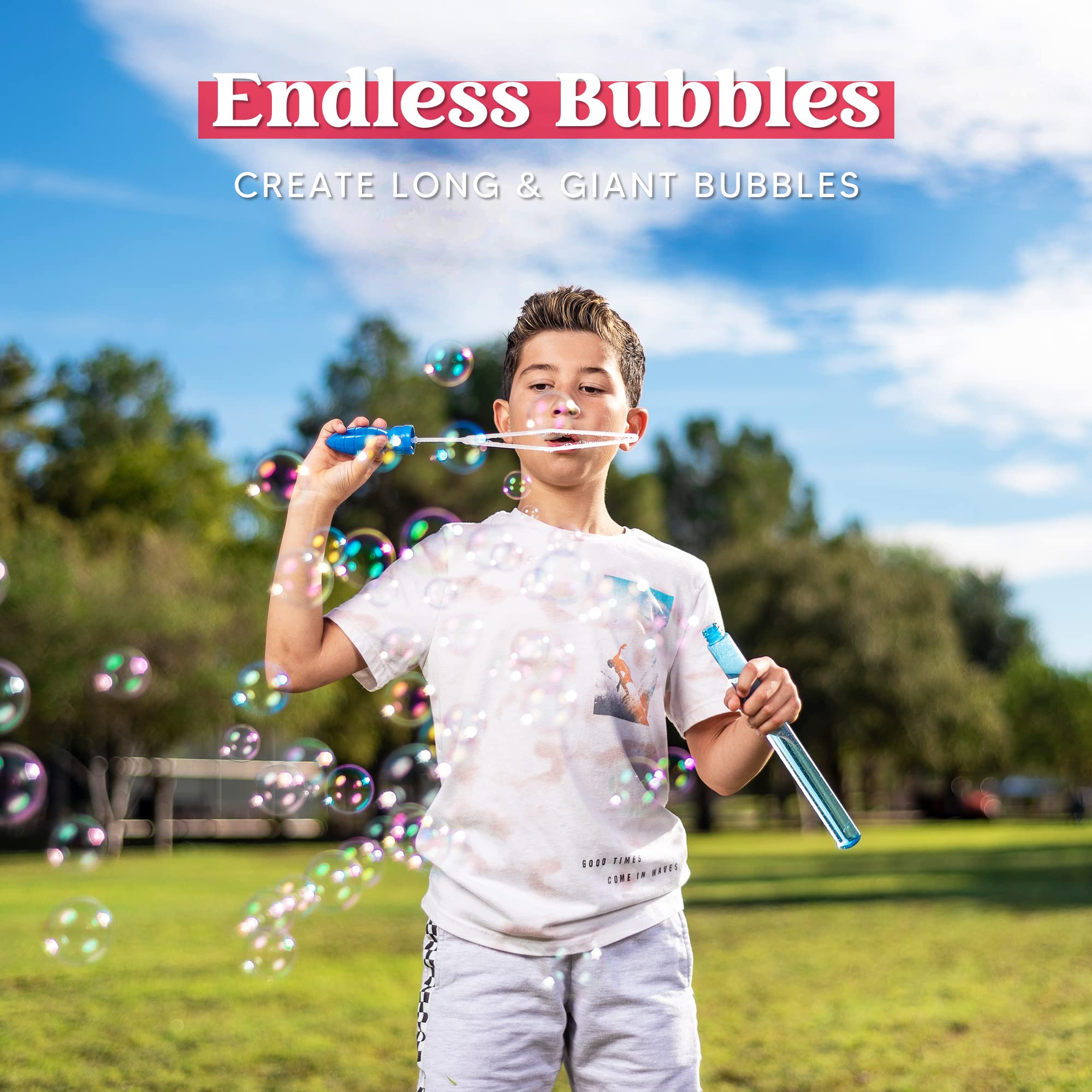 Foto 4 pulgar | Bubble Wands Joyin, Paquete De 24 Unidades, 35 Cm, Soplador De Hojas Grandes Para Niños - Venta Internacional.