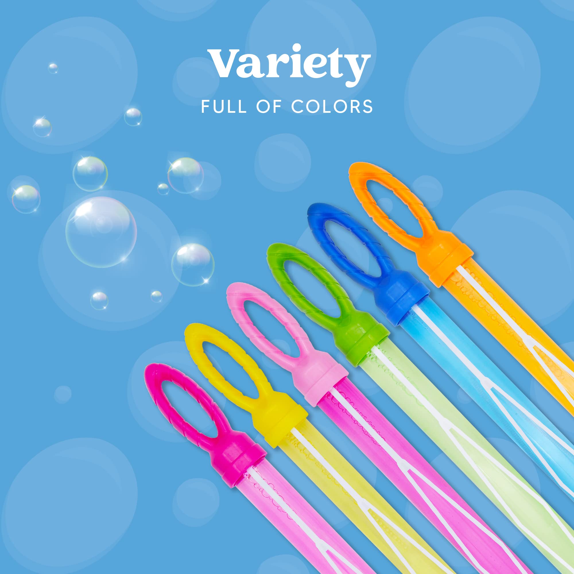 Foto 5 pulgar | Bubble Wands Joyin, Paquete De 24 Unidades, 35 Cm, Soplador De Hojas Grandes Para Niños - Venta Internacional.