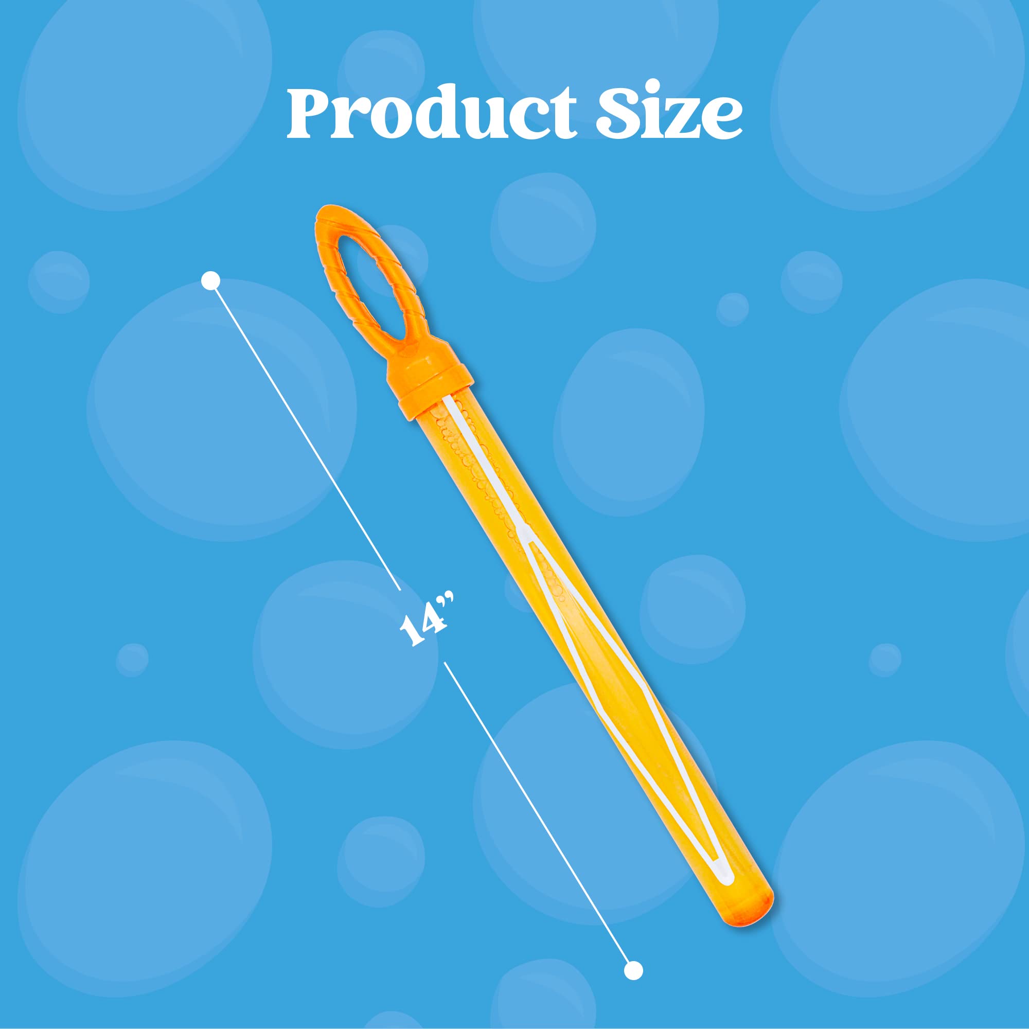 Foto 8 pulgar | Bubble Wands Joyin, Paquete De 24 Unidades, 35 Cm, Soplador De Hojas Grandes Para Niños - Venta Internacional.