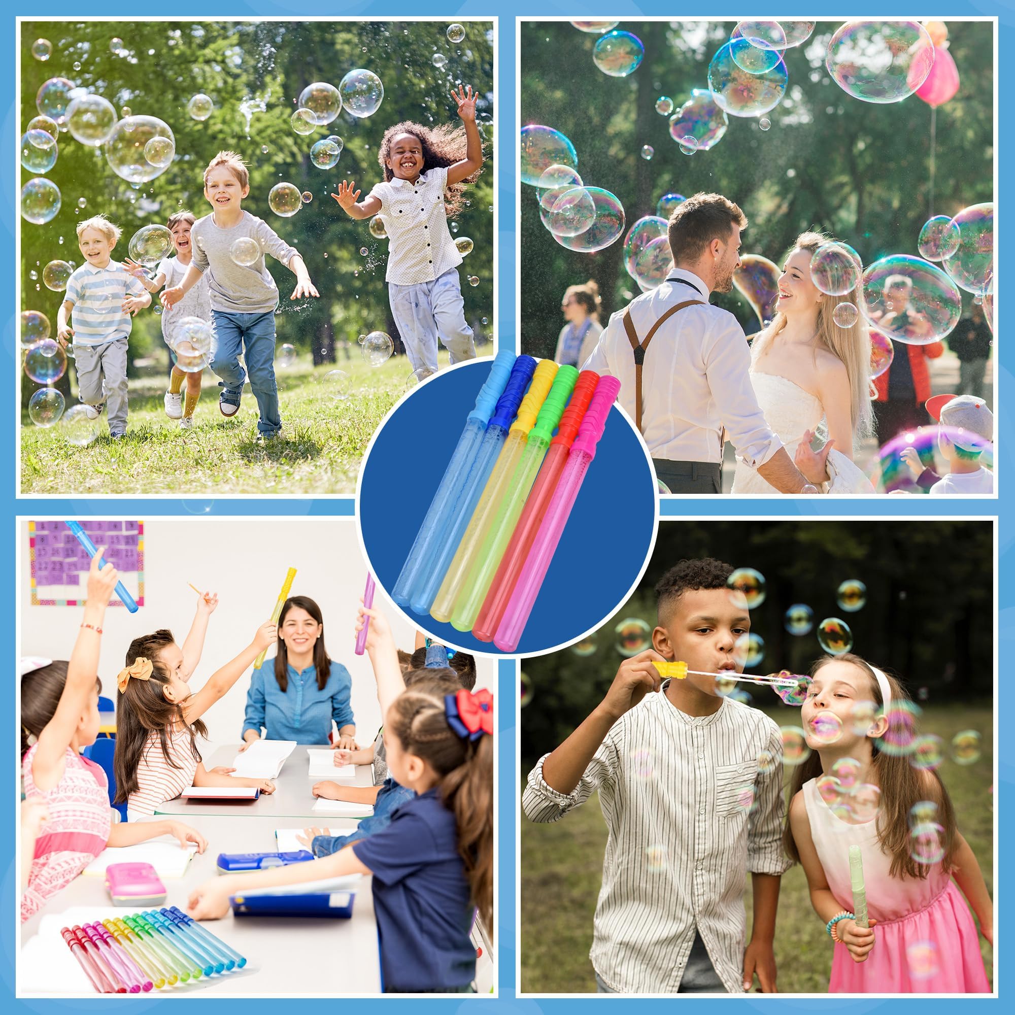 Foto 6 | Bubble Wands Joyin De 37 Cm Para Niños Con Relleno De Burbujas, 6 Unidades - Venta Internacional.