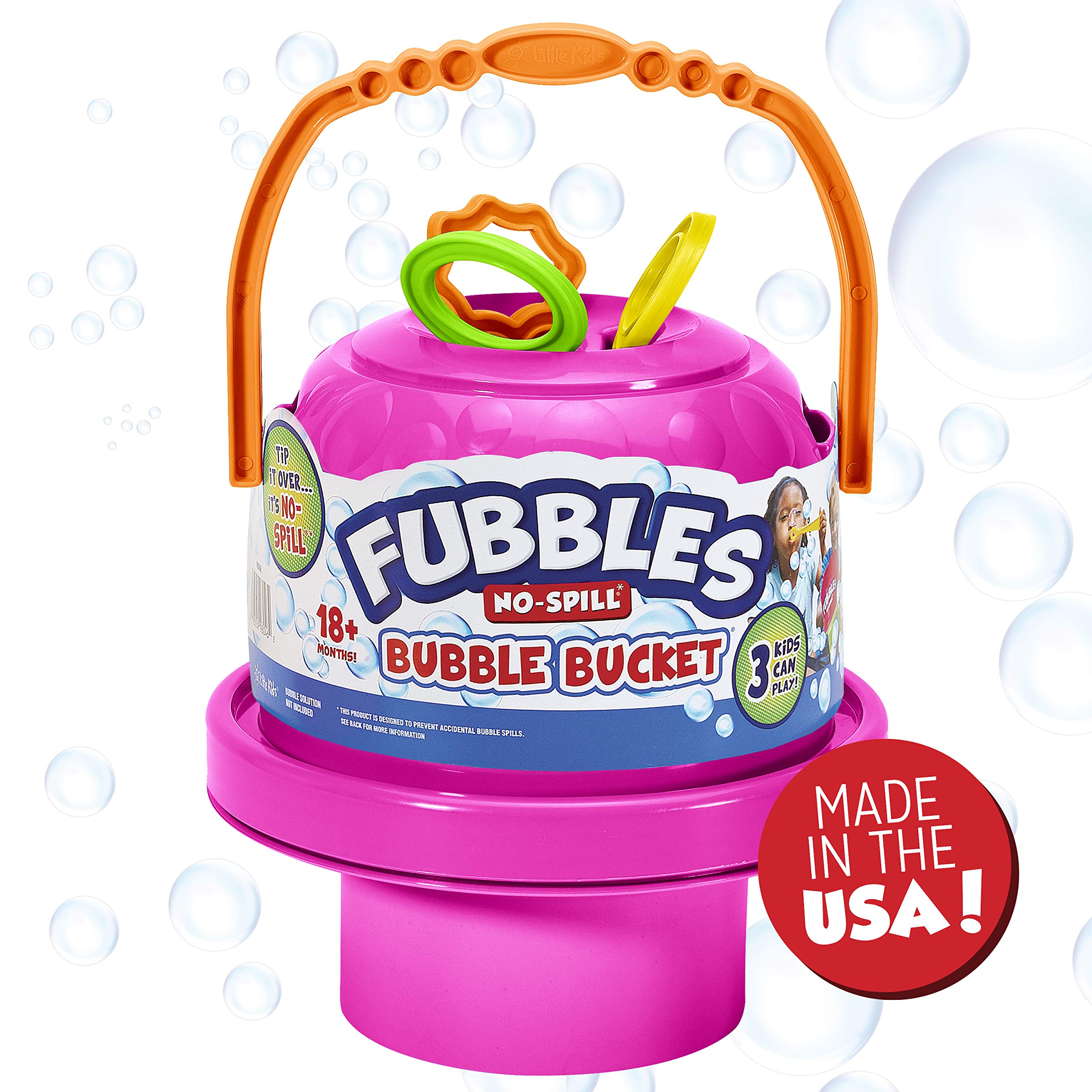 Foto 3 | Bubbles Bubbles Para Niños Pequeños, Sin Derrames, Big Pink, Ee. Uu. - Venta Internacional.