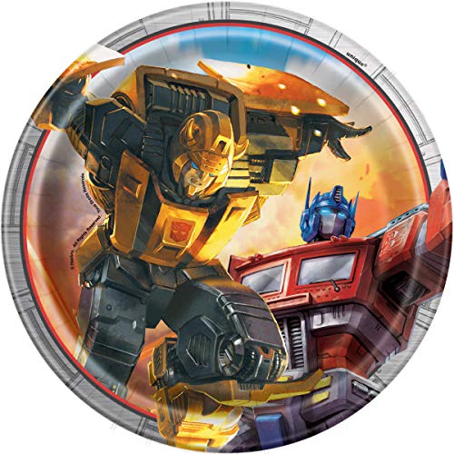 Foto 2 | Paquete De Artículos Para Fiestas Transformers Con 24 Platos Y Pegatina - Venta Internacional.