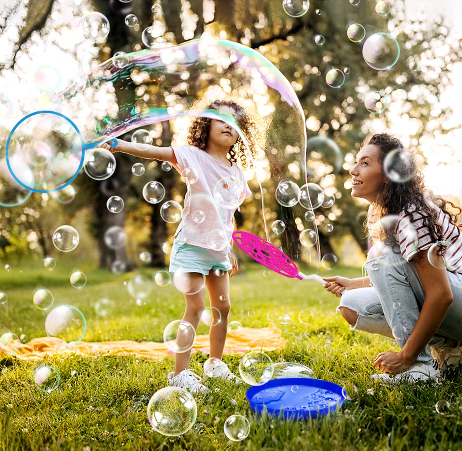 Foto 5 | Set De Varitas Roberly Big Giant Bubbles Para Niños Y Adultos - Venta Internacional.