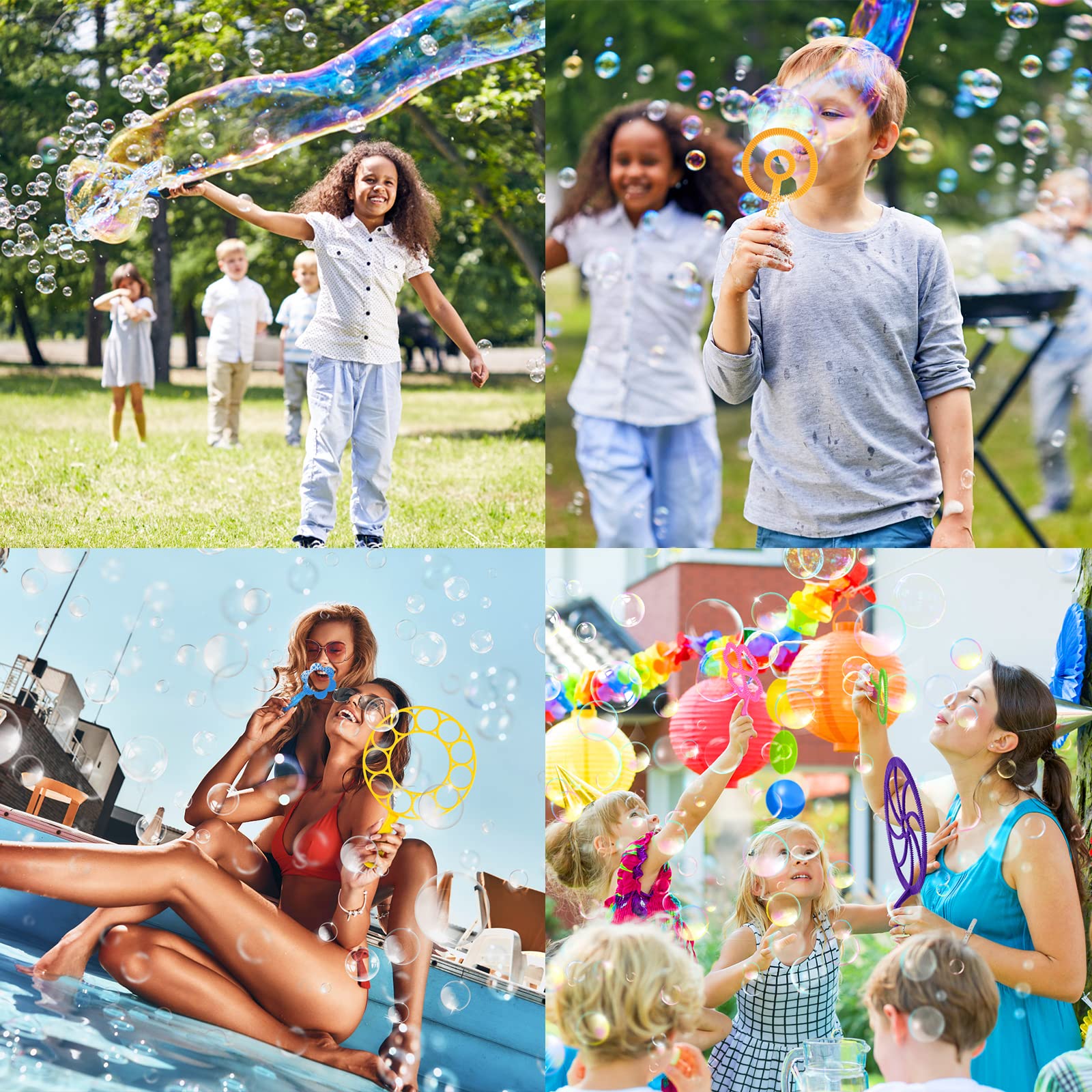 Foto 6 | Set De Varitas Roberly Big Giant Bubbles Para Niños Y Adultos - Venta Internacional.