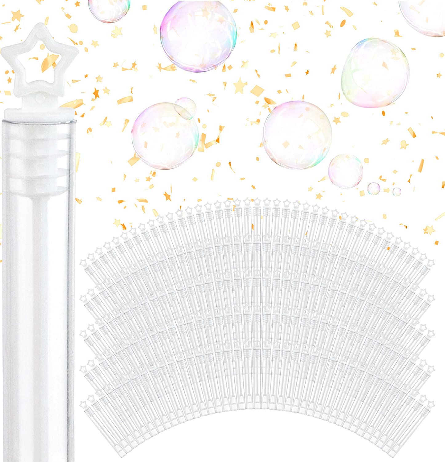 Foto 2 pulgar | Wedding Bubbles Stock Your Home White Star Top Wedding Bubbles, 100 Unidades - Venta Internacional.