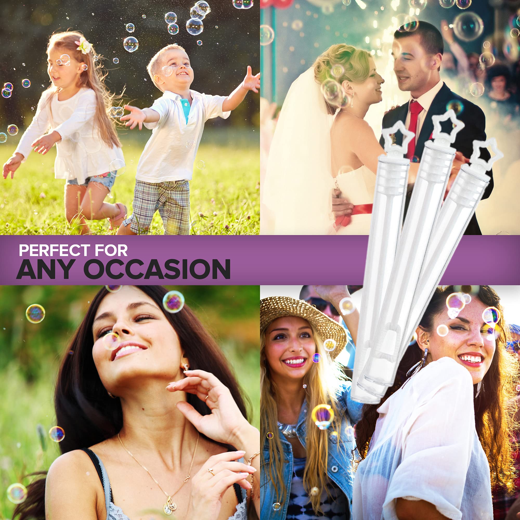 Foto 8 pulgar | Wedding Bubbles Stock Your Home White Star Top Wedding Bubbles, 100 Unidades - Venta Internacional.