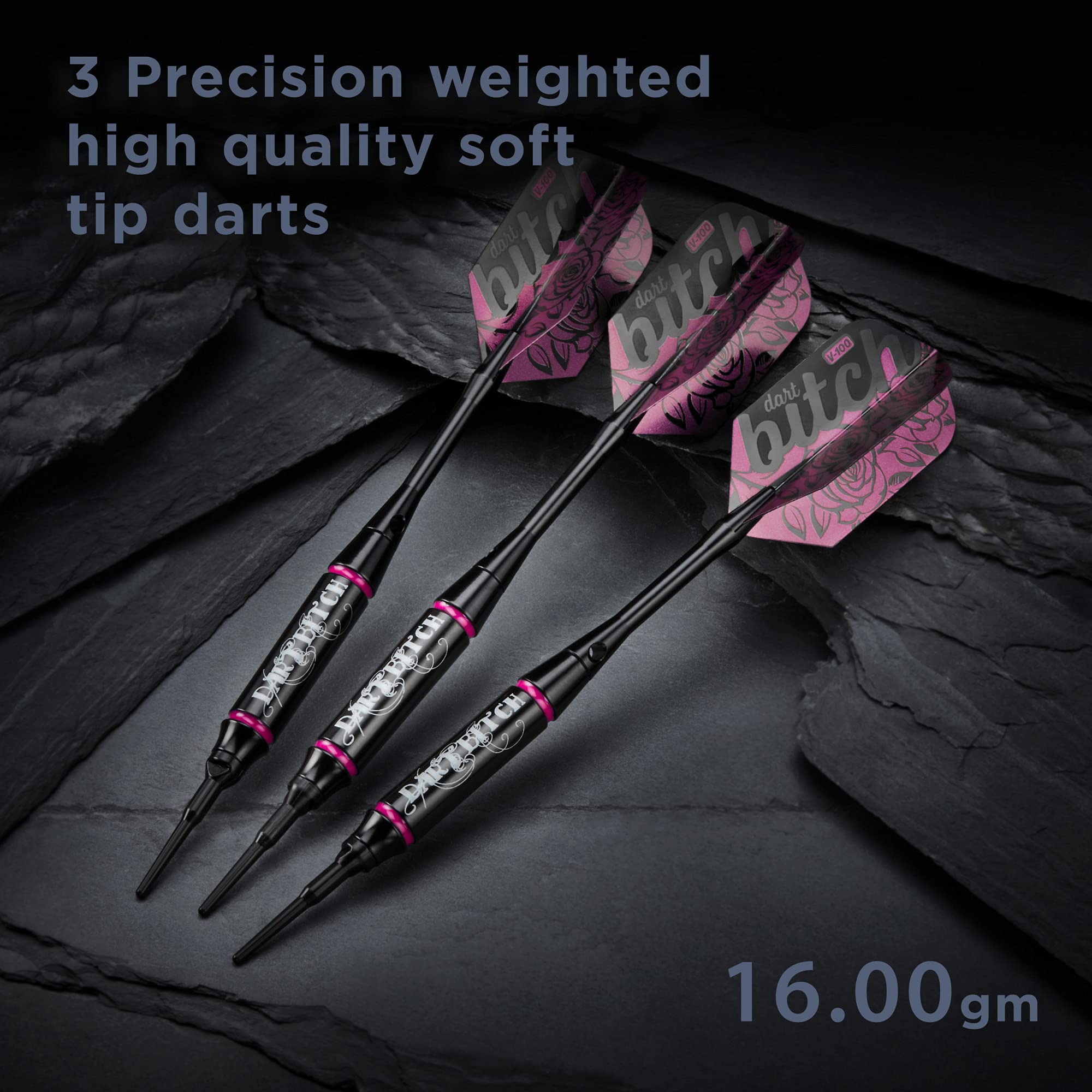 Foto 6 pulgar | Darts Viper Vanity Dart Bitch Con Punta Blanda, 16 G, Con Funda - Venta Internacional.