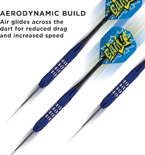 Foto 4 | Darts Viper Comix Bam, Punta De Acero Azul, 22 G, Para Diana - Venta Internacional.