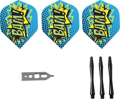 Foto 6 | Darts Viper Comix Bam, Punta De Acero Azul, 22 G, Para Diana - Venta Internacional.