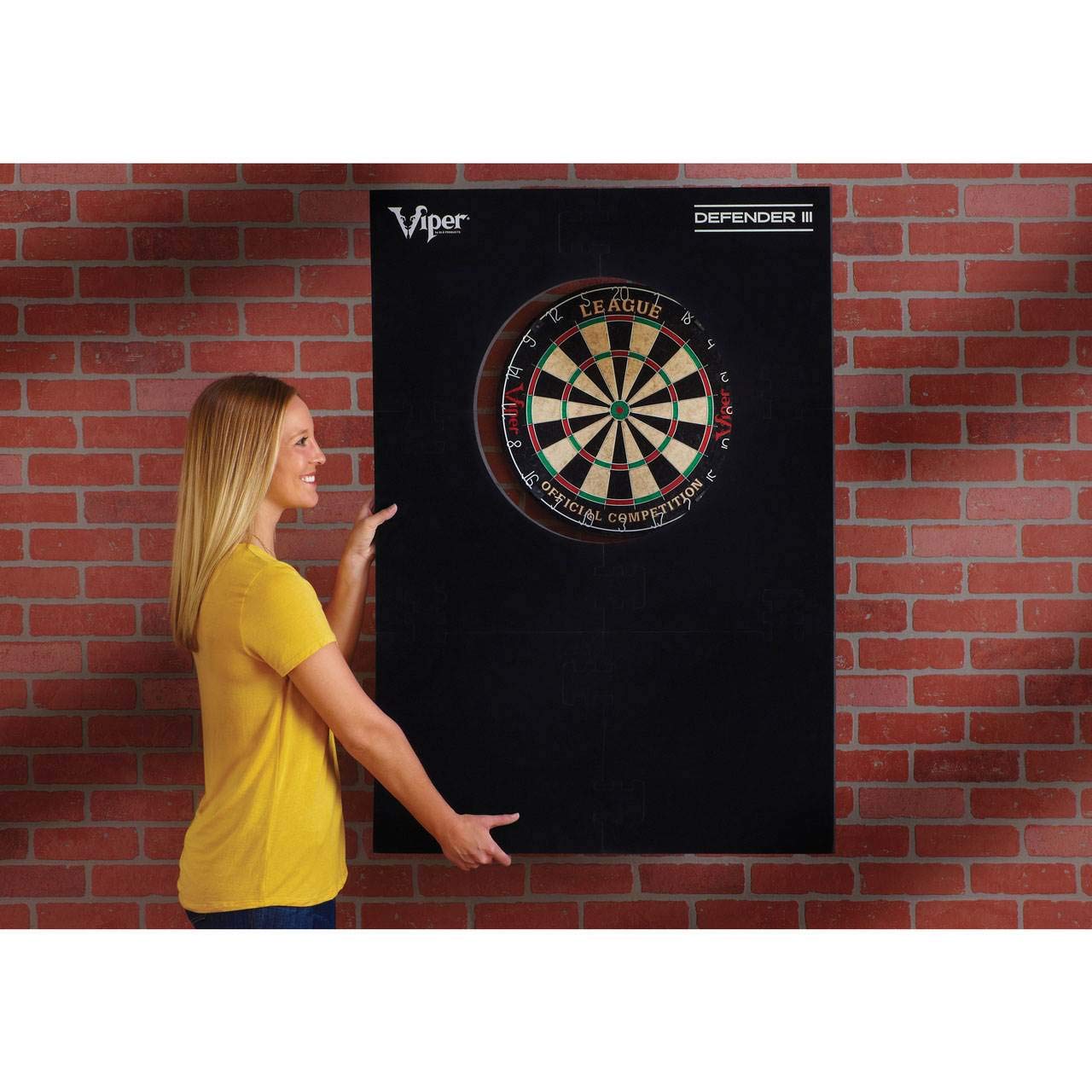 Foto 3 pulgar | Protector De Pared Dartboard Surround Viper Defender Iii, Negro - Venta Internacional.
