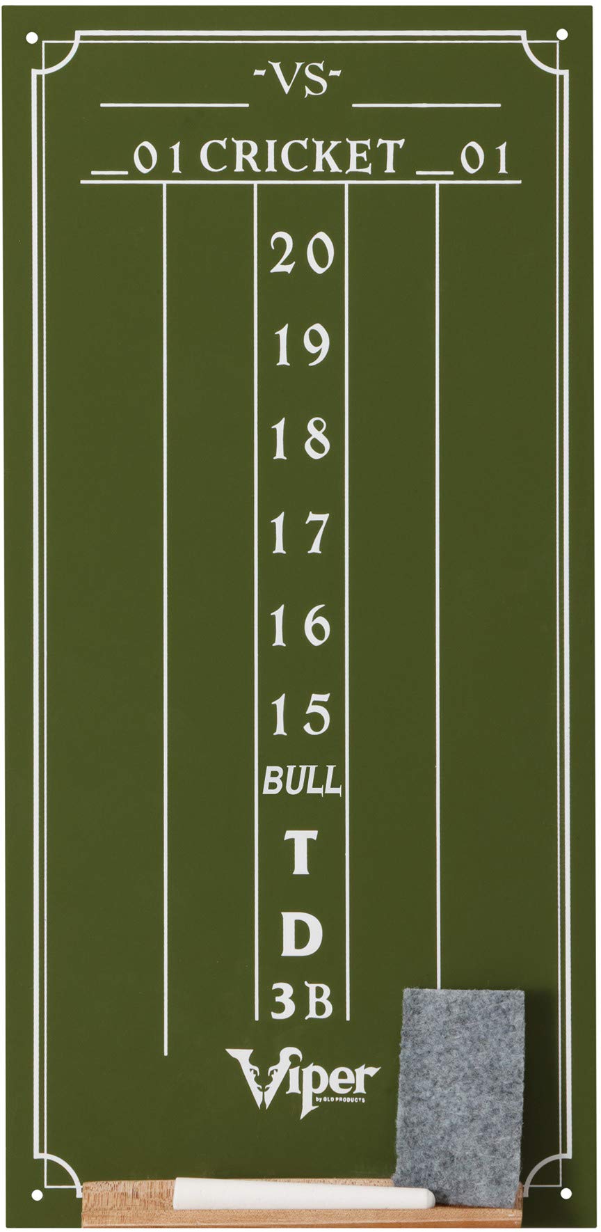 Foto 1 | Tiza Scoreboard Viper Para Juegos De Críquet Y 01 Dardos, Color Verde - Venta Internacional.