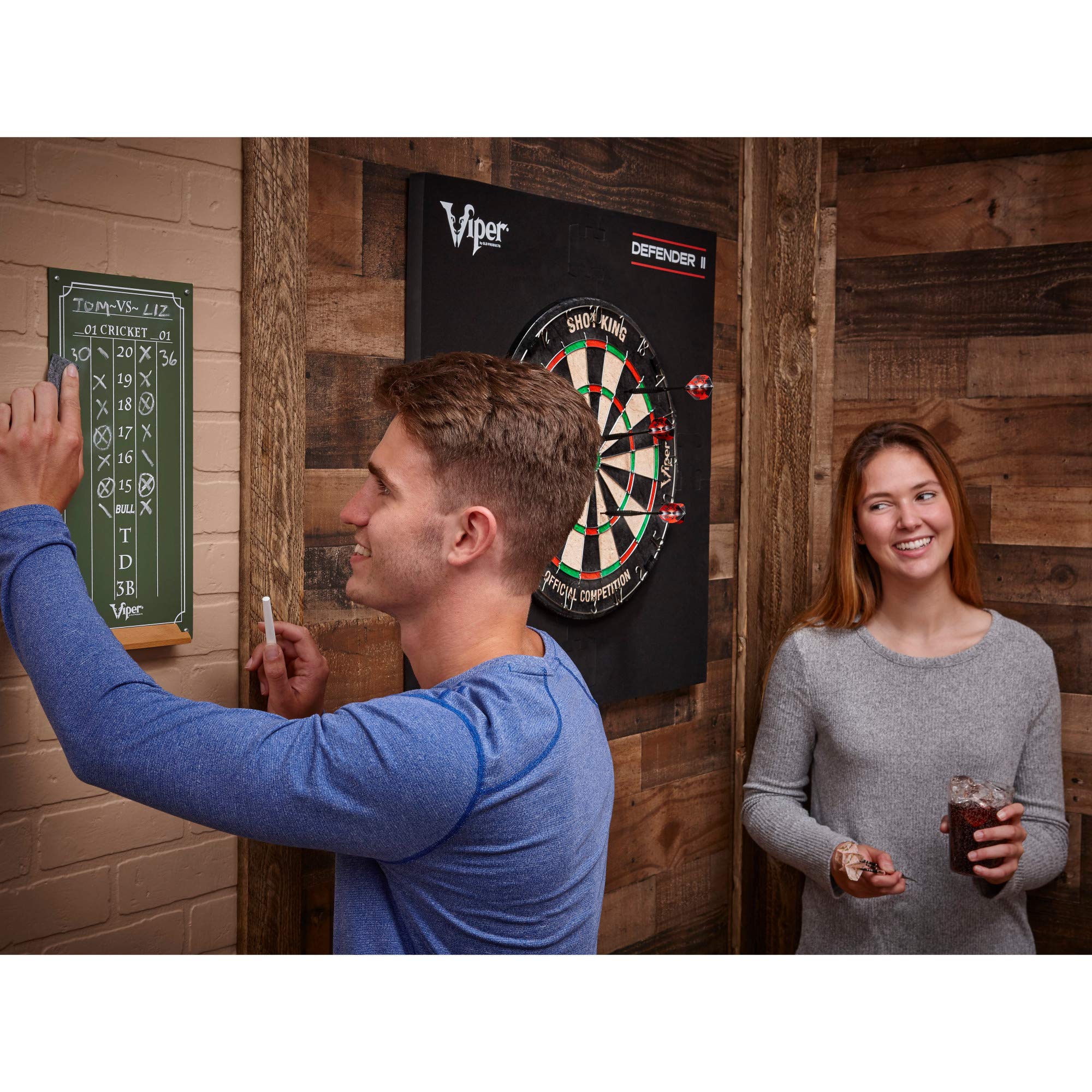 Foto 4 pulgar | Tiza Scoreboard Viper Para Juegos De Críquet Y 01 Dardos, Color Verde - Venta Internacional.