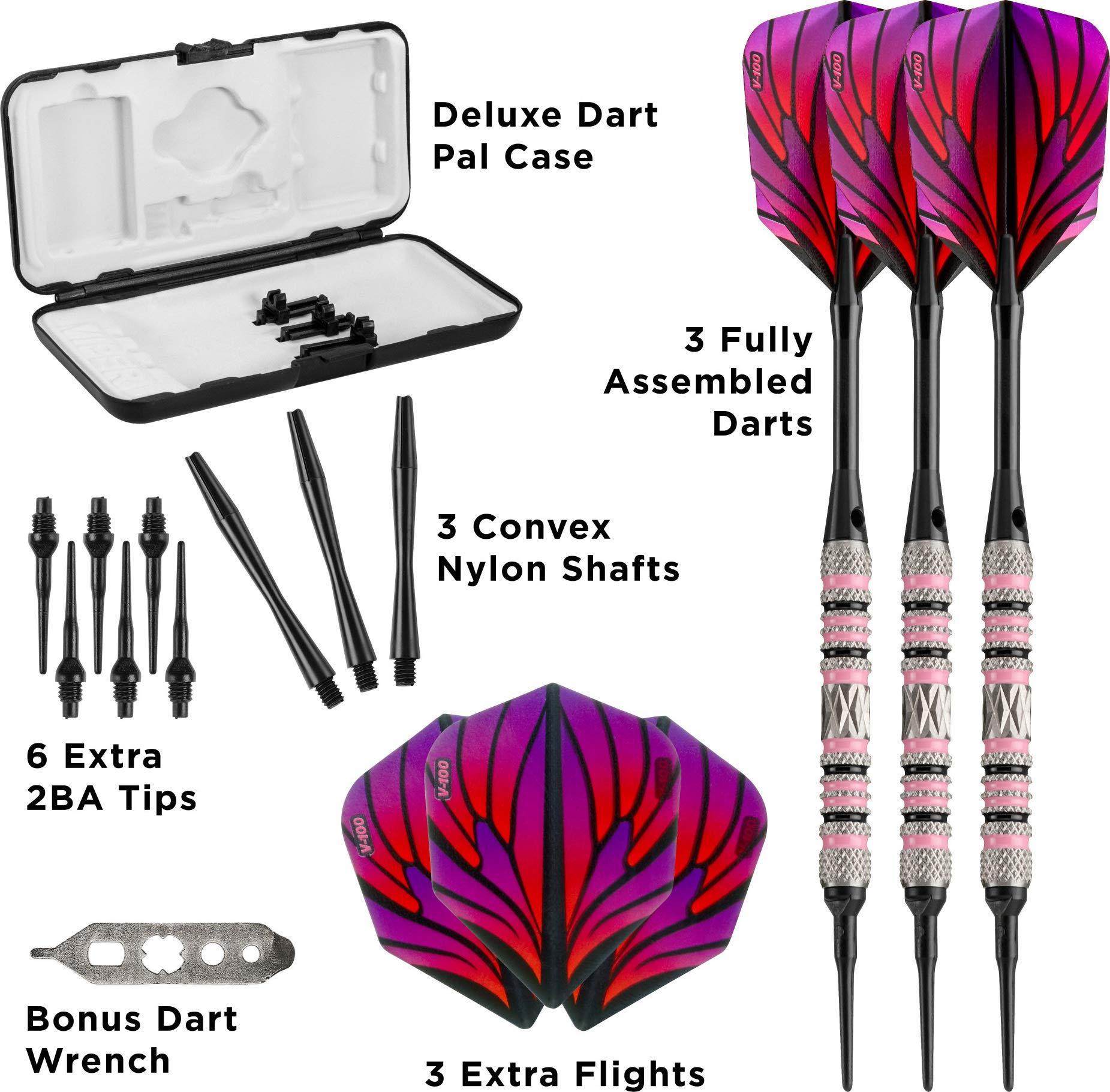 Foto 5 pulgar | Soft Tip Darts Viper Wings, 80% Tungsteno, 16 G, Con Funda - Venta Internacional.