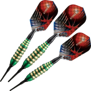 Foto 1 | Juego De 3 Dardos Soft Tip Viper Atomic Bee, 16 G, Color Verde Con Puntas 2ba - Venta Internacional.