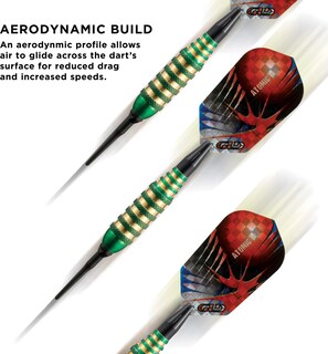 Foto 4 | Juego De 3 Dardos Soft Tip Viper Atomic Bee, 16 G, Color Verde Con Puntas 2ba - Venta Internacional.