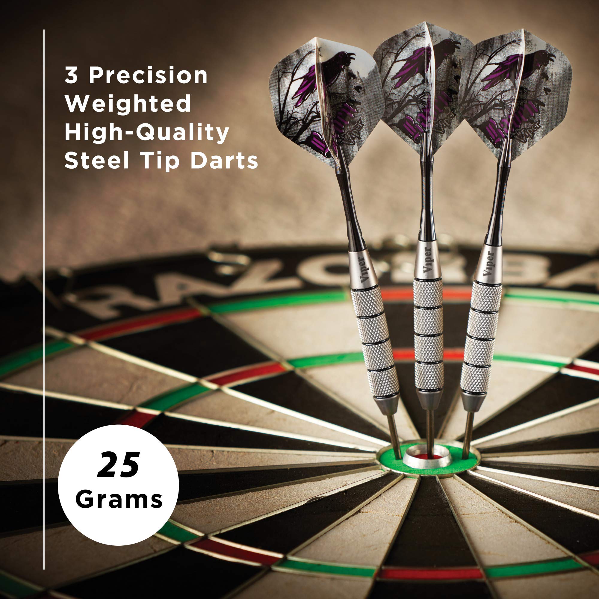 Foto 3 pulgar | Darts Viper Underground Steel Tip The Raven, 25 G - Venta Internacional.