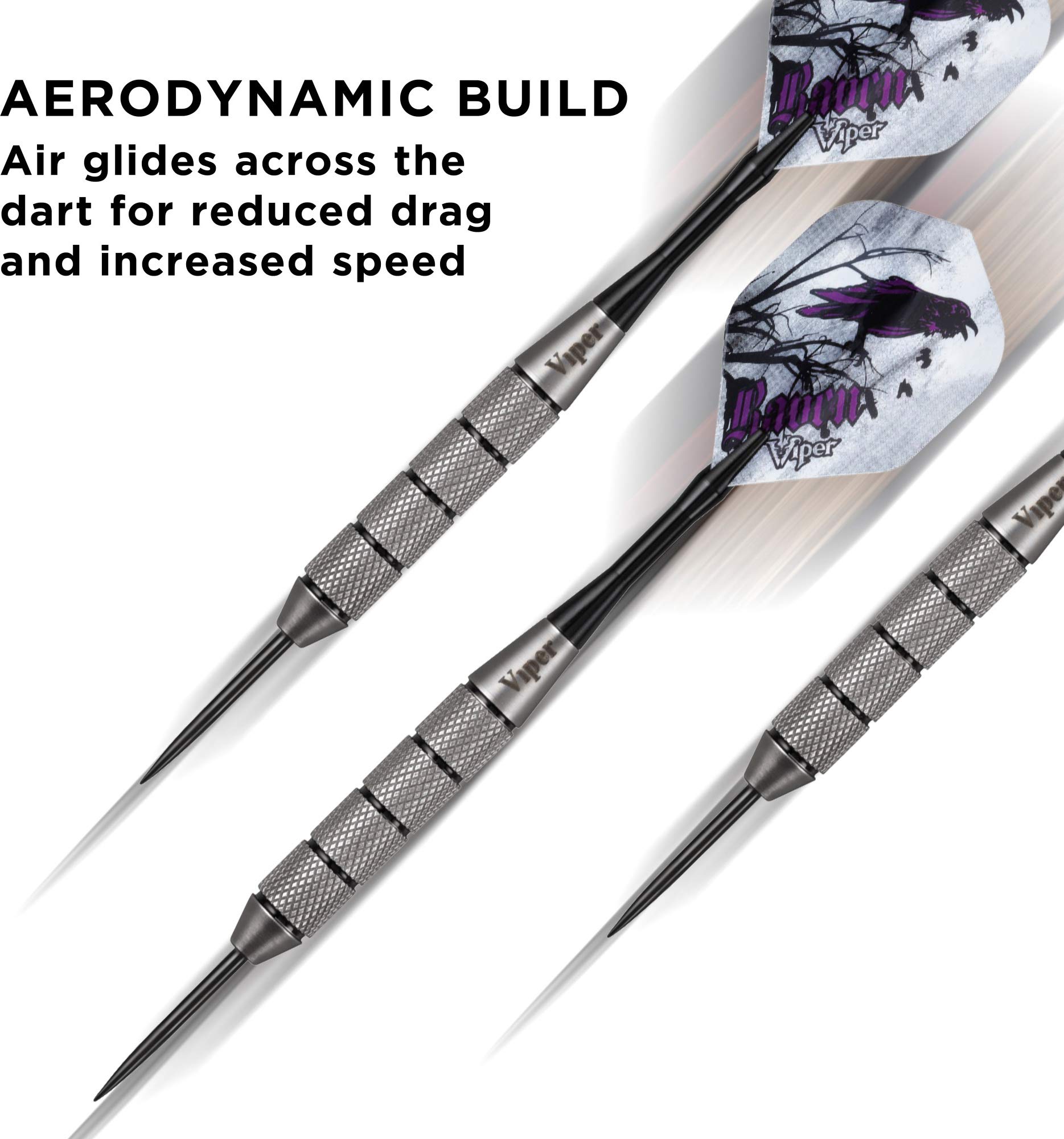Foto 5 pulgar | Darts Viper Underground Steel Tip The Raven, 25 G - Venta Internacional.
