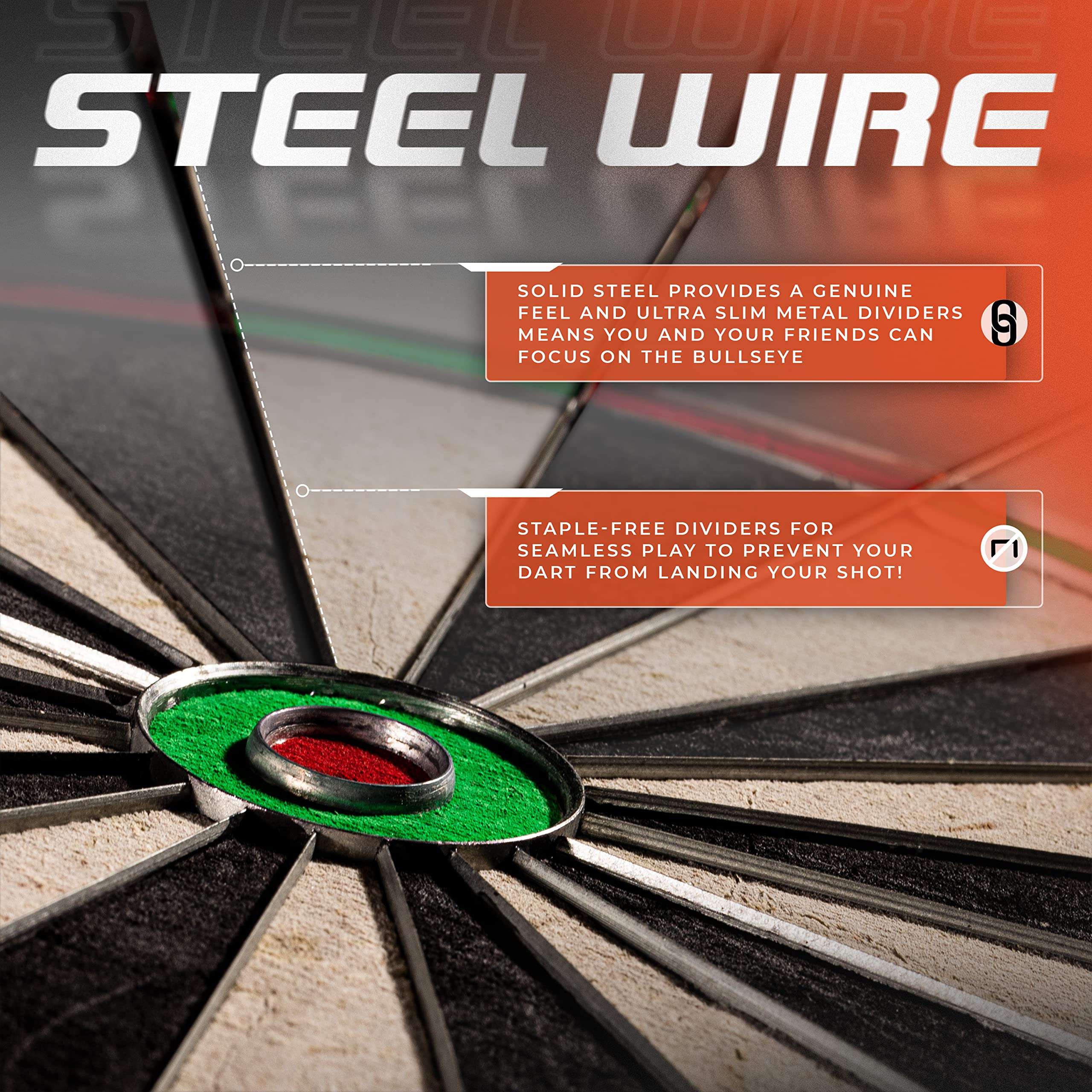 Foto 6 pulgar | Dartboard Franklin Sports, Reglamento Oficial, 45 Cm - Venta Internacional.