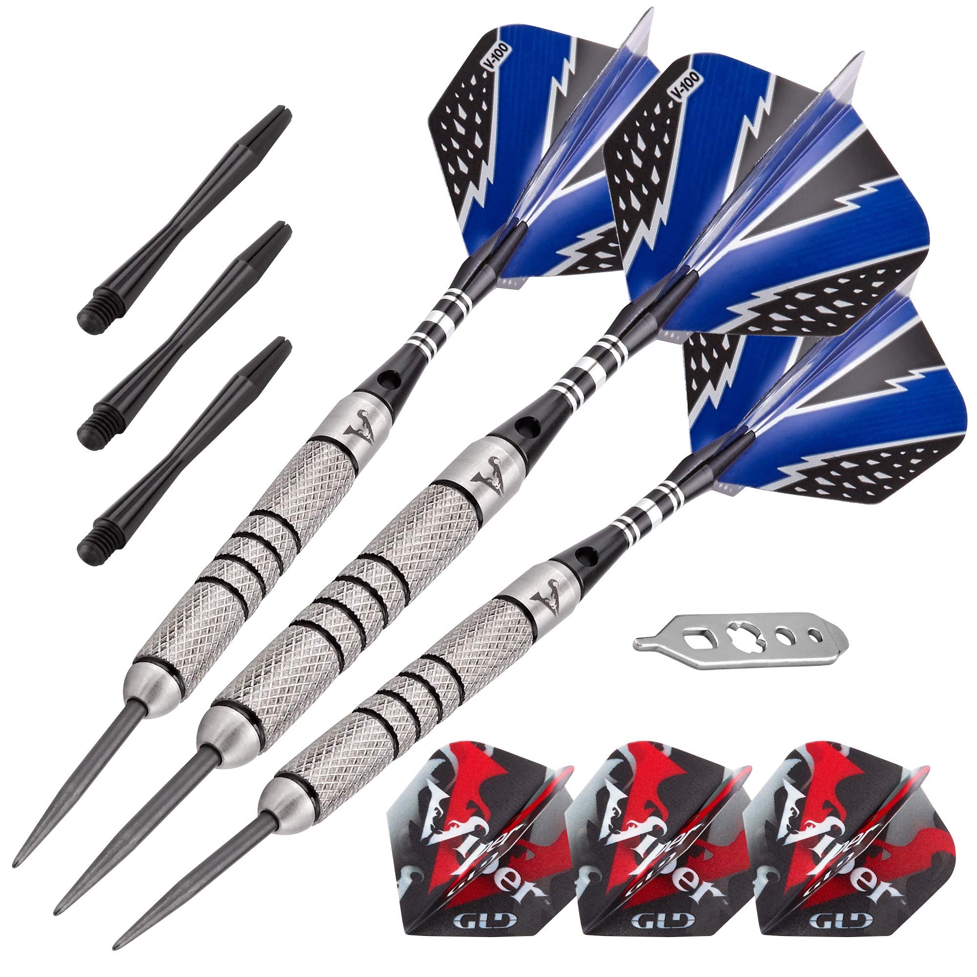 Foto 2 pulgar | Bandas Moleteadas Darts Viper Con Punta De Acero Tungsteno, 24 G, Color Negro - Venta Internacional.