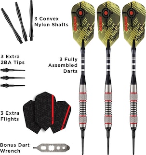 Foto 5 | Darts Viper Ranger, 80% Tungsteno, Punta Blanda, 18 G - Venta Internacional.