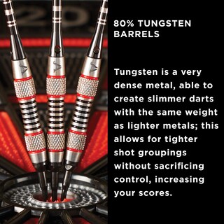 Foto 6 | Darts Viper Ranger, 80% Tungsteno, Punta Blanda, 18 G - Venta Internacional.