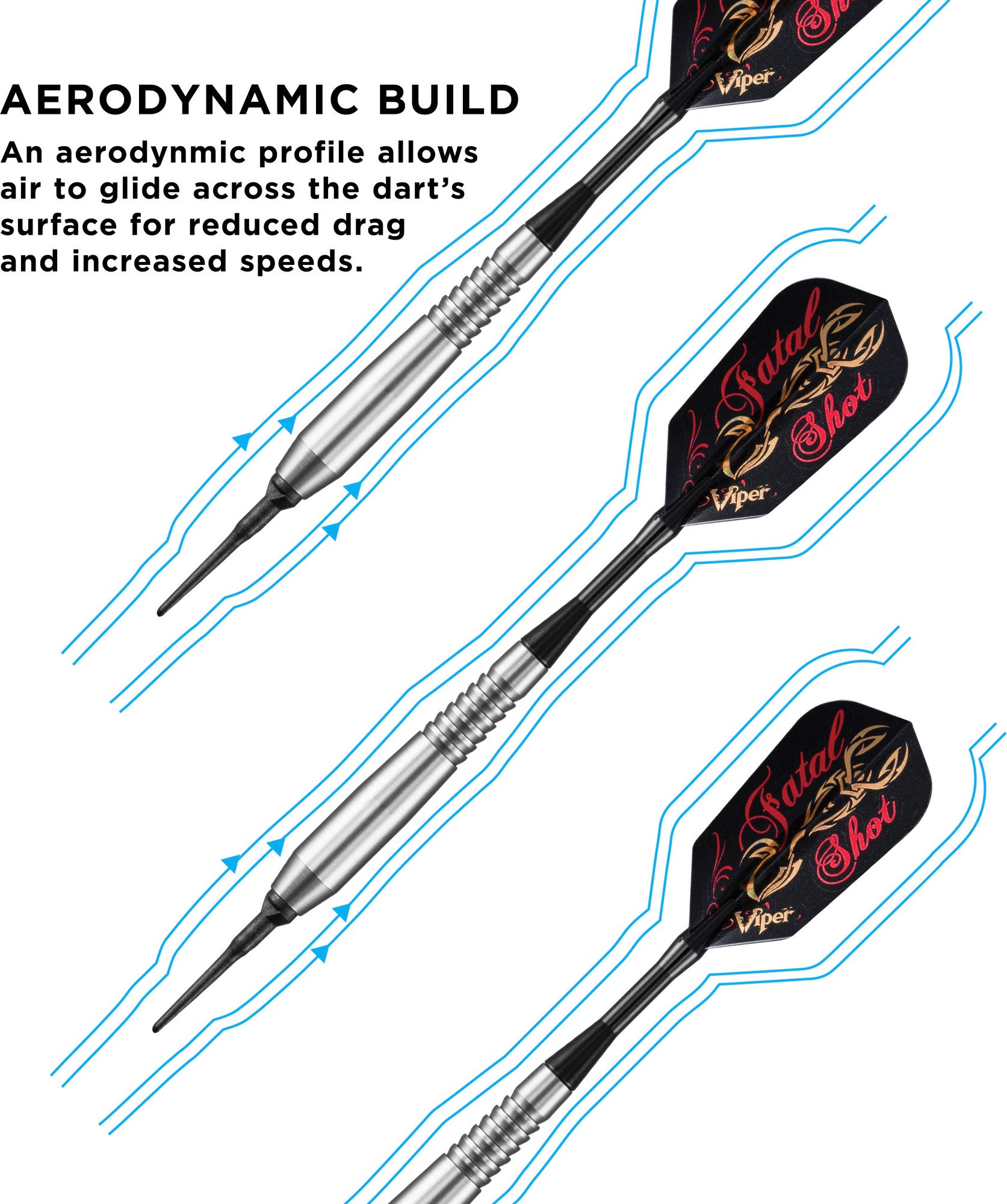 Foto 5 pulgar | Darts Viper Underground Soft Tip Fatal Shot, 18 G - Venta Internacional.