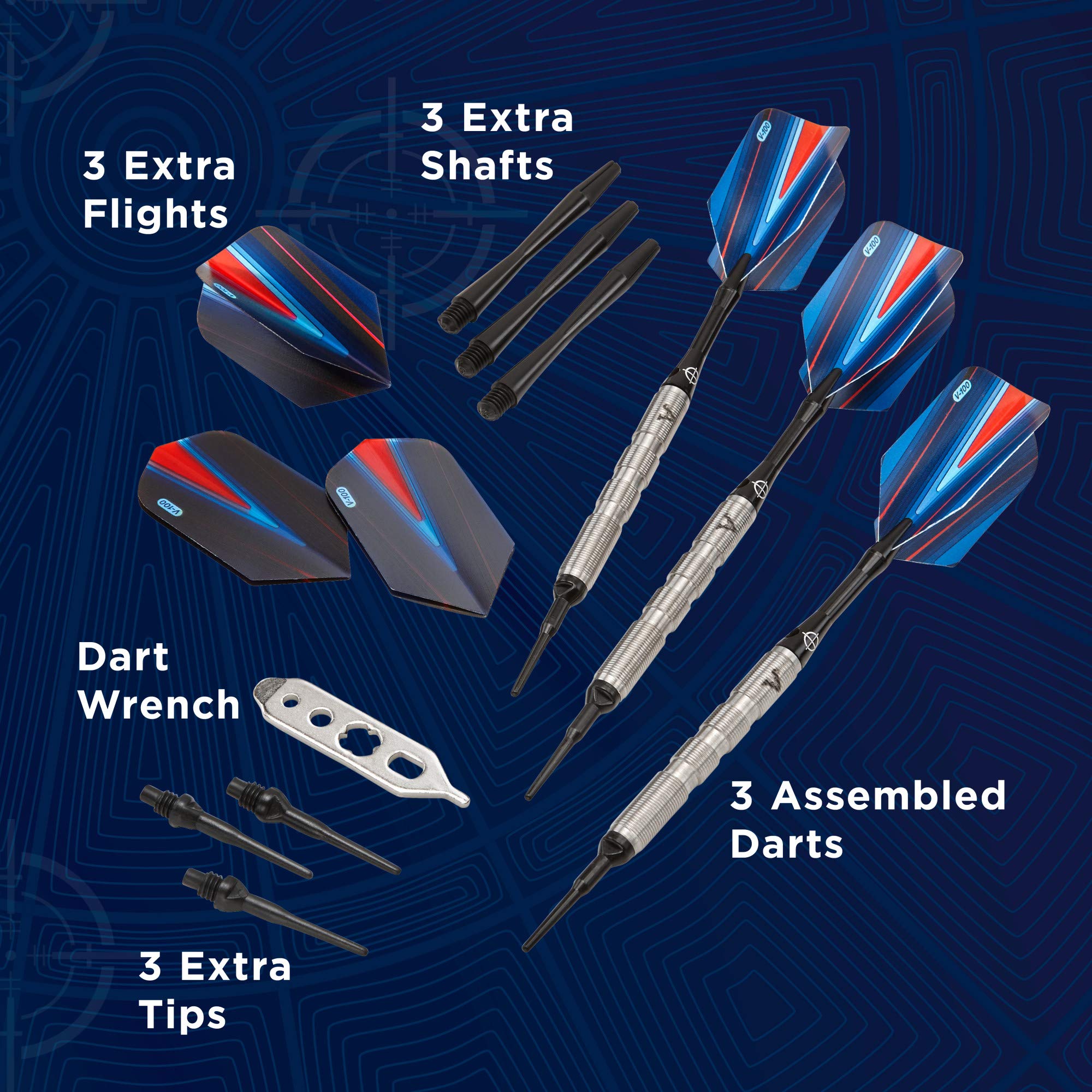Foto 6 pulgar | Darts Viper Sidewinder, 80% Tungsteno, Punta Blanda, 18 G, Para Diana - Venta Internacional.