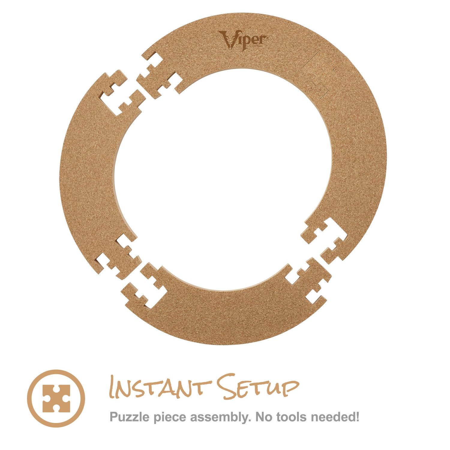 Foto 6 pulgar | Dartboard Surround Viper Wall Defender Cork Bronceado - Venta Internacional.