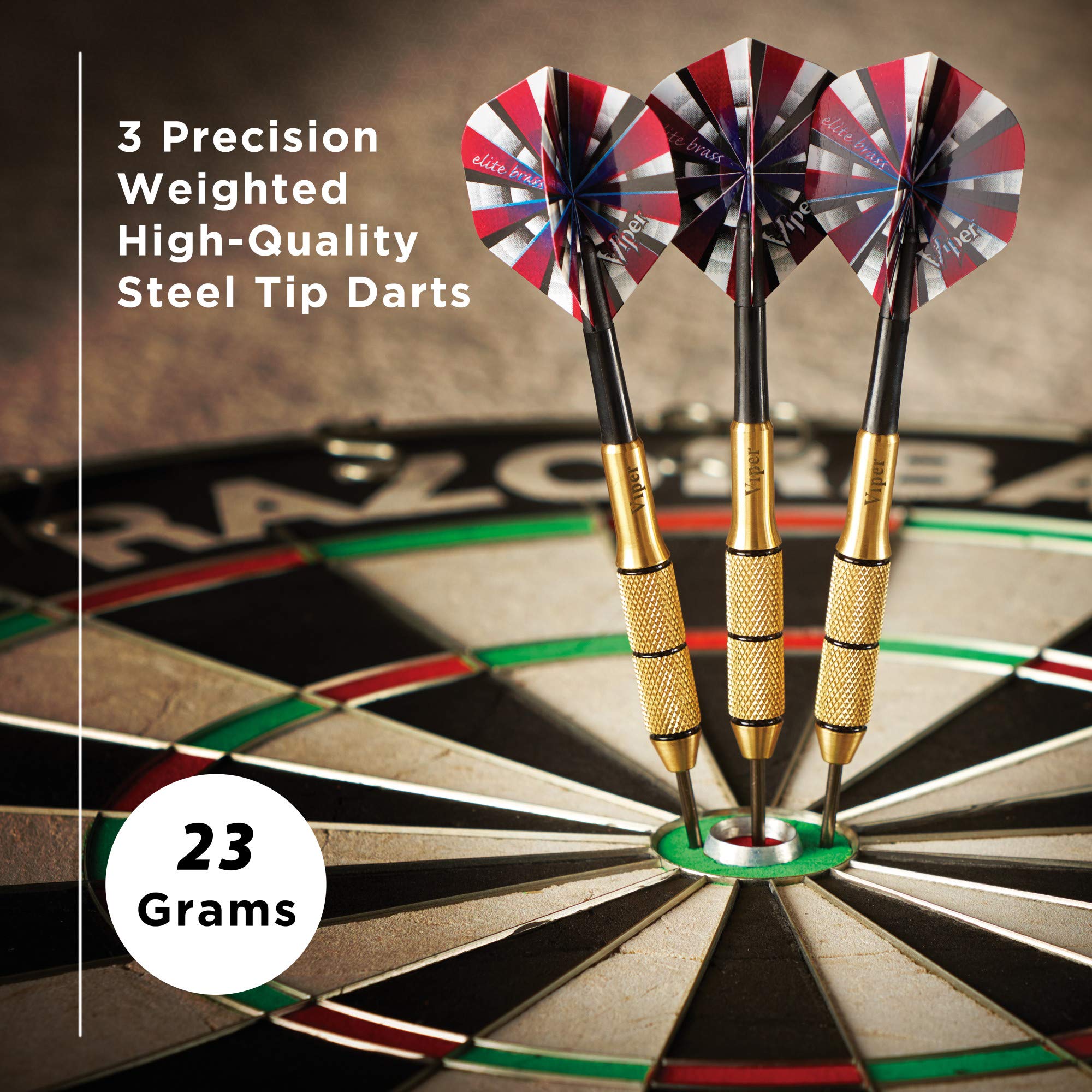 Foto 3 pulgar | Darts Viper Elite Con Punta De Acero, Latón, 23 G, Con Varillas Y Varillas - Venta Internacional.